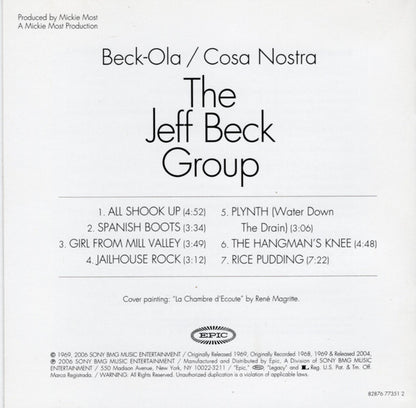The Jeff Beck Group* : Beck-Ola (CD, Album, RE, RM)