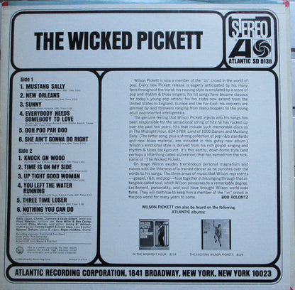Wilson Pickett : The Wicked Pickett (LP, Album, MO )