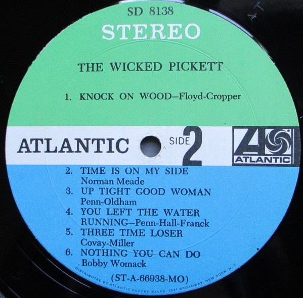 Wilson Pickett : The Wicked Pickett (LP, Album, MO )