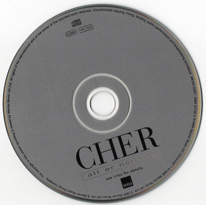 Cher : All Or Nothing (CD, Single, CD1)