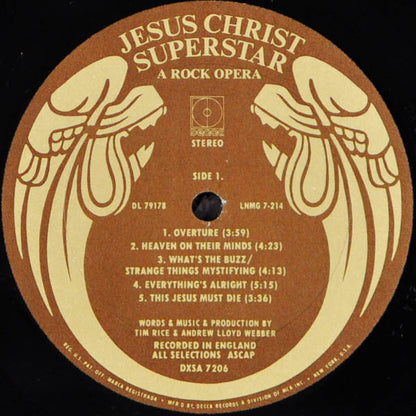 Andrew Lloyd Webber And Tim Rice : Jesus Christ Superstar - A Rock Opera (2xLP, Album)