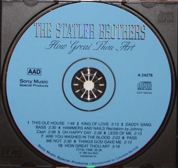 The Statler Brothers : How Great Thou Art (CD, Comp)