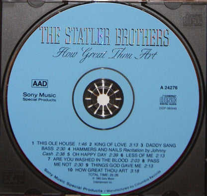 The Statler Brothers : How Great Thou Art (CD, Comp)