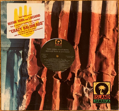 The Taxi Gang feat. Beenie Man, Luciano (2) : Crazy Baldheads (12", Promo)