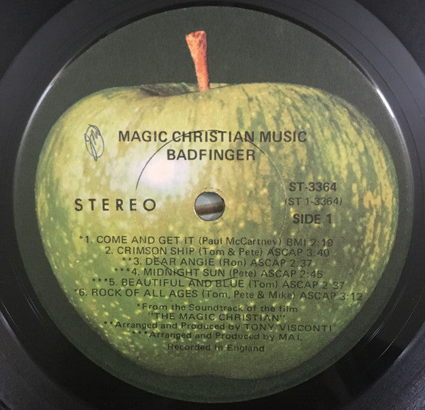 Badfinger : Magic Christian Music (LP, Album, Win)