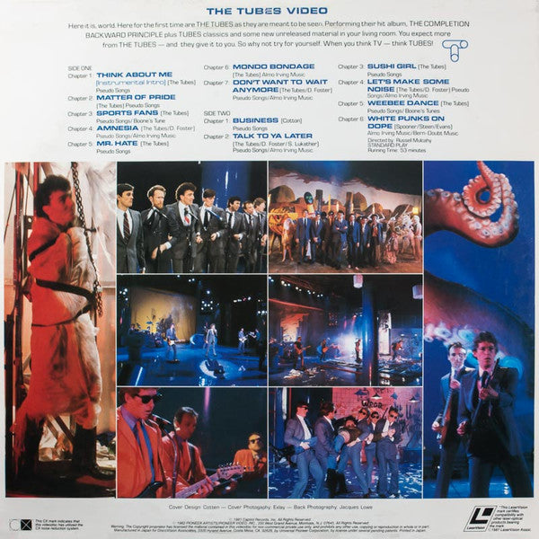 The Tubes : The Tubes Video (Laserdisc, 12", NTSC)