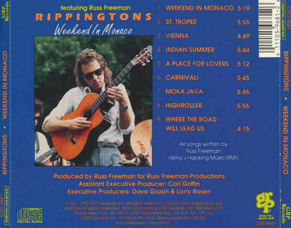 The Rippingtons, Russ Freeman (2) : Weekend In Monaco (CD, Album, Promo)