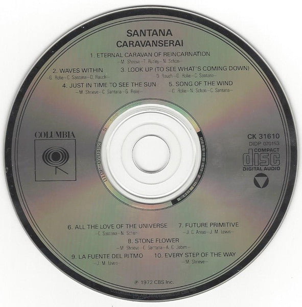 Santana : Caravanserai (CD, Album, RE, RM)