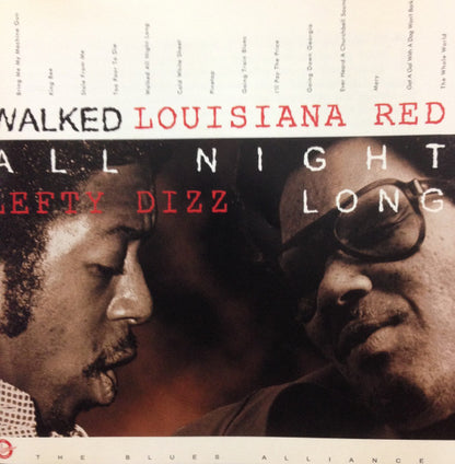 Louisiana Red / Lefty Dizz : Walked All Night Long (CD, Album)