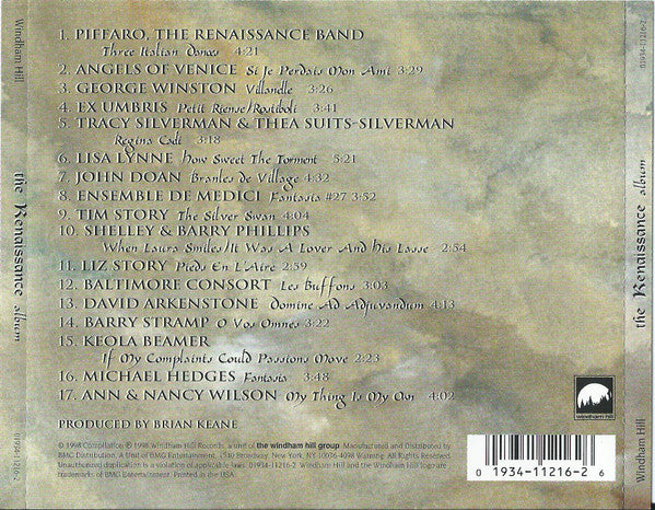 Various : The Renaissance Album (CD, Comp, RE)