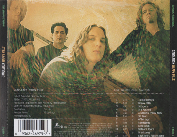 Candlebox : Happy Pills (CD, Album, Cle)