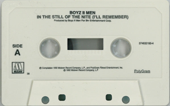 Boyz II Men, The Jackson 5, The Jacksons : In The Still Of The Nite (I'll Remember) / Album Snippets (Cass, Single, Smplr, Dol)