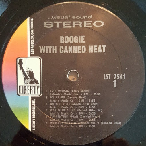 Canned Heat : Boogie With Canned Heat (LP, Album, Pit)