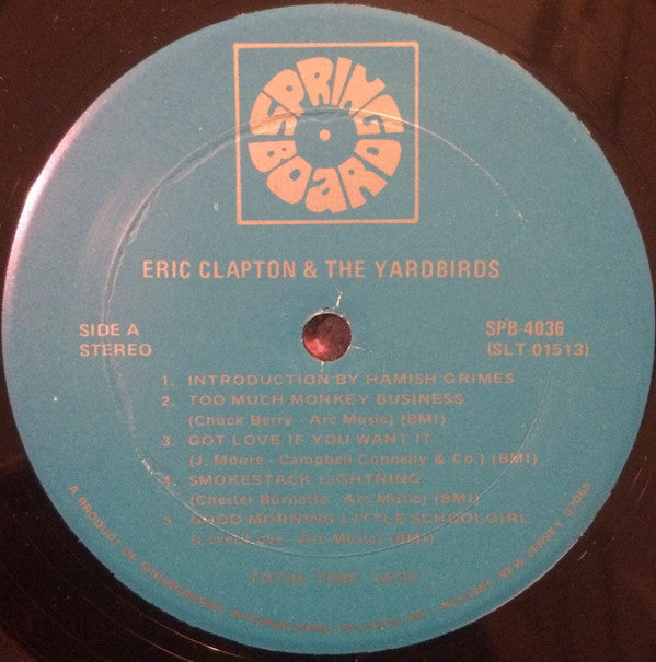 Eric Clapton And The Yardbirds : Eric Clapton And The Yardbirds (LP, Album, RE)