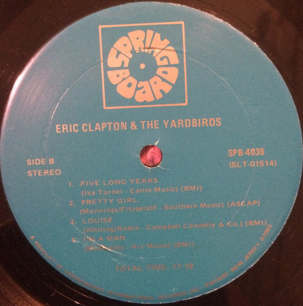 Eric Clapton And The Yardbirds : Eric Clapton And The Yardbirds (LP, Album, RE)