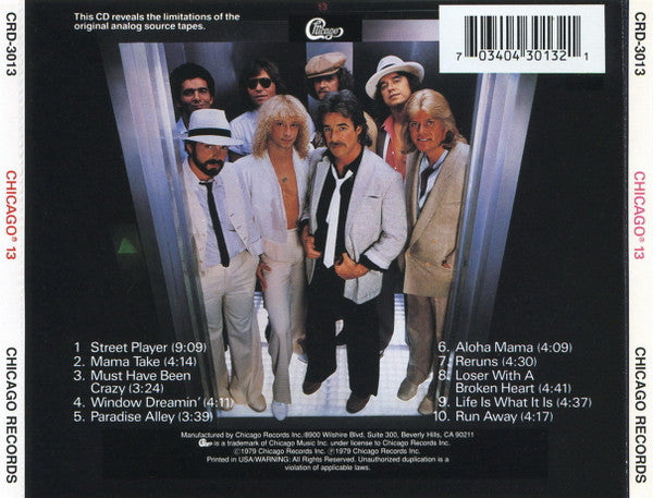 Chicago (2) : Chicago 13 (CD, Album, RE, RP)