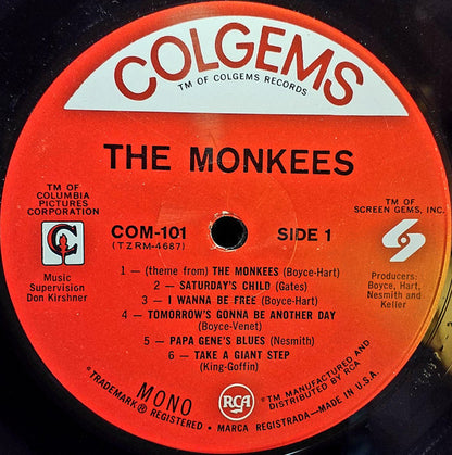 The Monkees : The Monkees (LP, Album, Mono, RE, Roc)