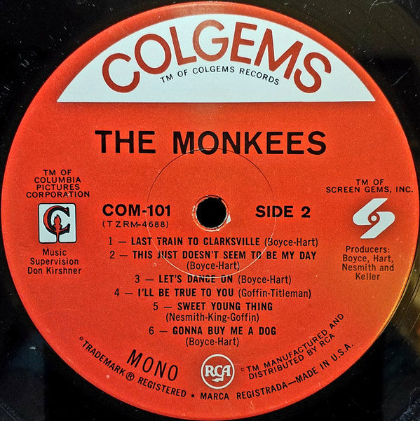 The Monkees : The Monkees (LP, Album, Mono, RE, Roc)