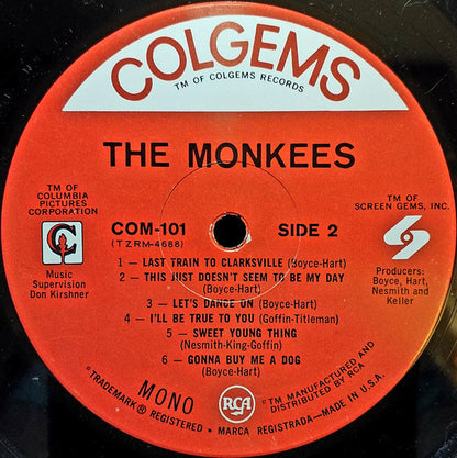 The Monkees : The Monkees (LP, Album, Mono, RE, Roc)