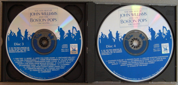 John Williams (4) And Boston Pops Orchestra : The Very Best Of John Williams And The Boston Pops Orchestra (4xCD, Comp + Box)