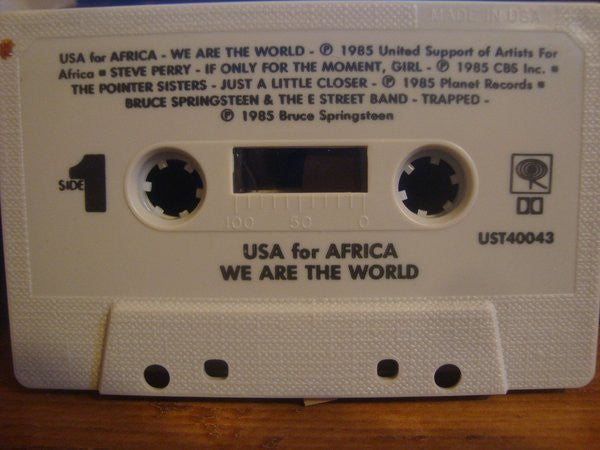 USA For Africa : We Are The World (Cass, Album)