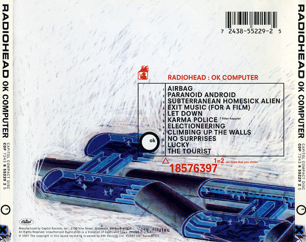 Radiohead : OK Computer (CD, Album)