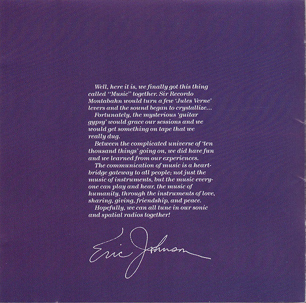 Eric Johnson (2) : Ah Via Musicom (CD, Album)