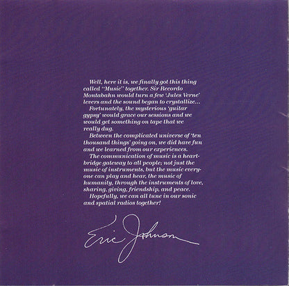 Eric Johnson (2) : Ah Via Musicom (CD, Album)