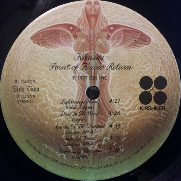 Kansas (2) : Point Of Know Return (LP, Album, Ter)