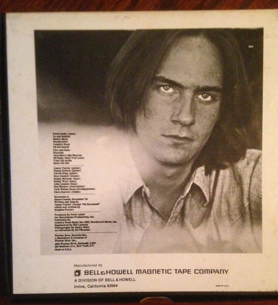 James Taylor (2) : Sweet Baby James (Reel, 4tr Stereo, 7" Reel, Album, Pin)