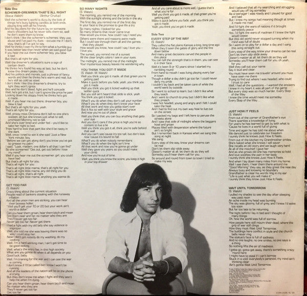 Steve Walsh : Schemer Dreamer (LP, Album, Pit)