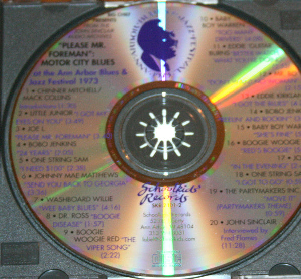 Various : "Please Mr. Foreman": Motor City Blues At The Ann Arbor Blues & Jazz Festival 1973 (CD, Comp)