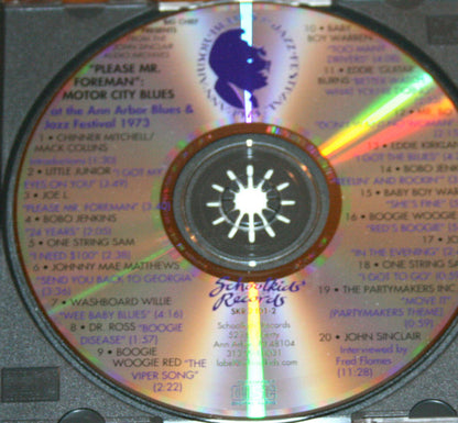 Various : "Please Mr. Foreman": Motor City Blues At The Ann Arbor Blues & Jazz Festival 1973 (CD, Comp)
