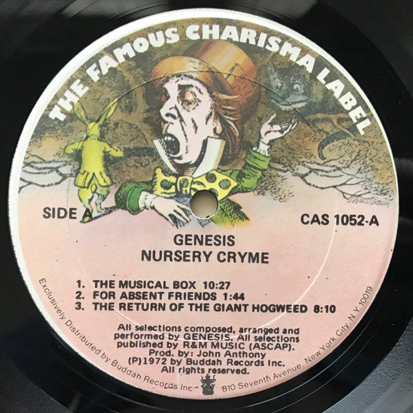 Genesis : Nursery Cryme (LP, Album, Son)