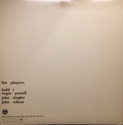 Todd Rundgren : Faithful (LP, Album, Win)