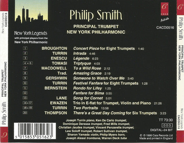 Philip Smith (3) : Principal Trumpet, New York Philharmonic (CD, Album)