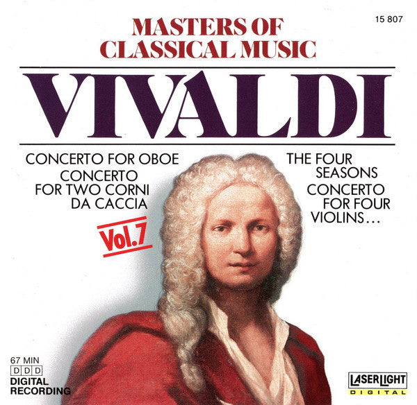 Vivaldi* : Masters Of Classical Music, Vol.7: Vivaldi (CD, Comp)