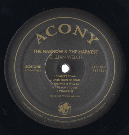 Gillian Welch : The Harrow & The Harvest (LP, Album, RE)