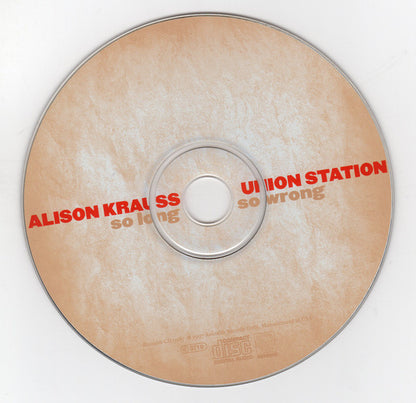 Alison Krauss & Union Station : So Long So Wrong (CD, Album)