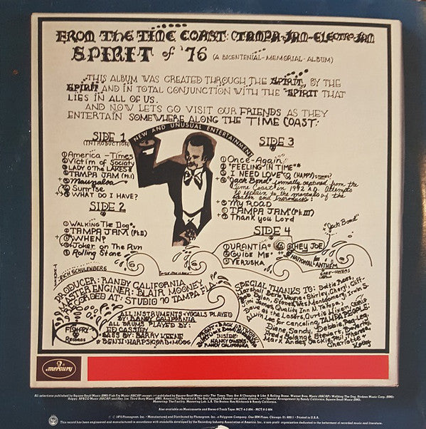 Spirit (8) : Spirit Of '76 (2xLP, Album, San)
