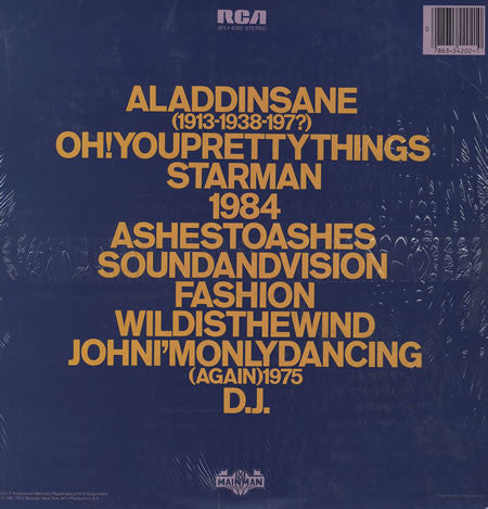 David Bowie : ChangesTwoBowie (LP, Comp, Ind)