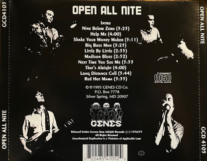 The Nighthawks (3) : Open All Nite (CD, Album, RE)
