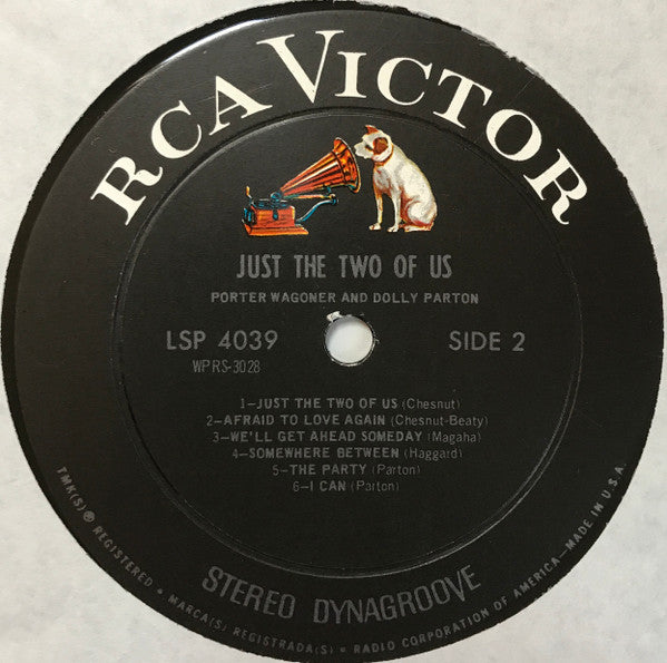 Porter Wagoner And Dolly Parton : Just The Two Of Us (LP)