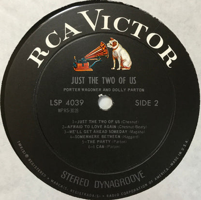 Porter Wagoner And Dolly Parton : Just The Two Of Us (LP)