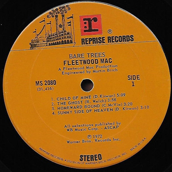 Fleetwood Mac : Bare Trees (LP, Album, San)