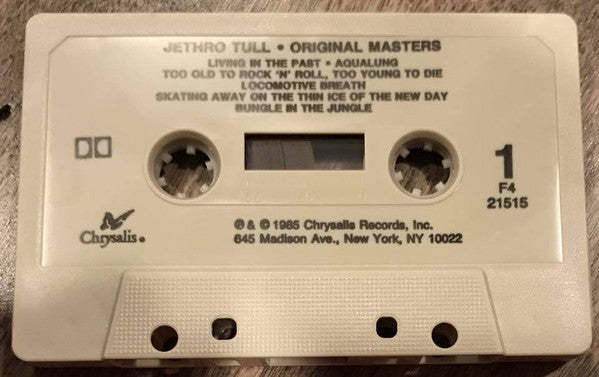 Jethro Tull : Original Masters (Cass, Comp, Club)