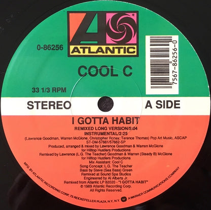 Cool C : I Gotta Habit (Remix) (12")