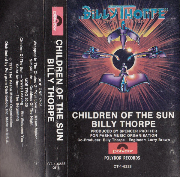 Billy Thorpe : Children Of The Sun (Cass, Album)