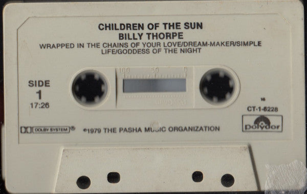Billy Thorpe : Children Of The Sun (Cass, Album)