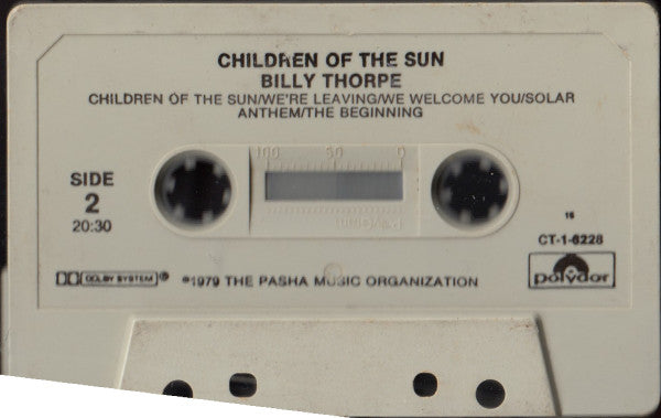 Billy Thorpe : Children Of The Sun (Cass, Album)
